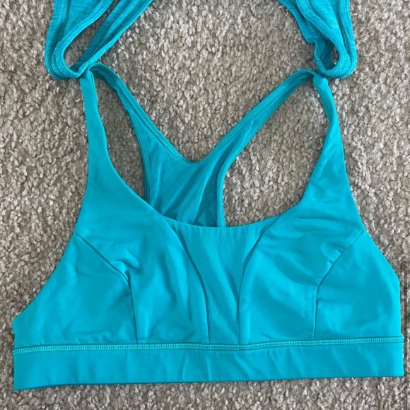 Lululemon Glide And Stride Tank Heathered Viridian Green Size 8 - Picture 6 of 7